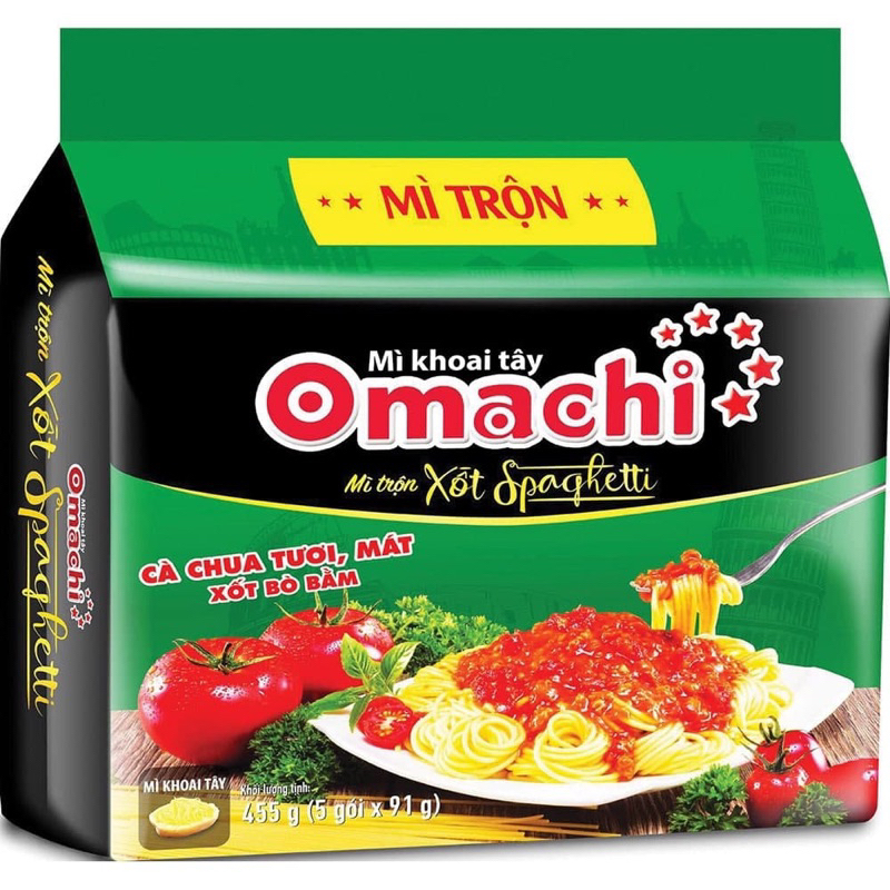 Combo 5 gói mì khoai tây Omachi