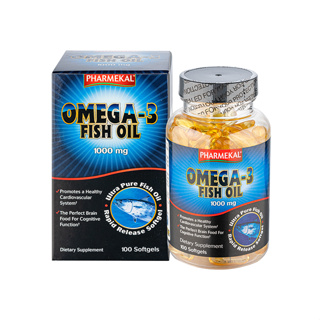 Viên uống dầu cá omega 3 1000mg Pharmekal giúp bổ trí não, tim