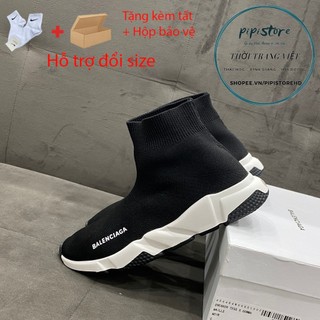 Giày thể thao nam nữ balen đen full hộp, hàng sẵn kho size 36-43.