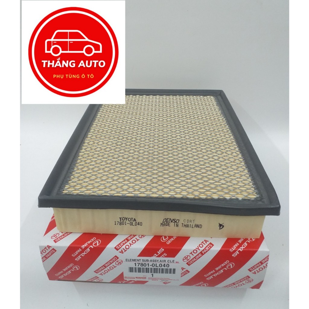 Lọc gió động cơ innova , fortuner , hilux , mã: 178010L040