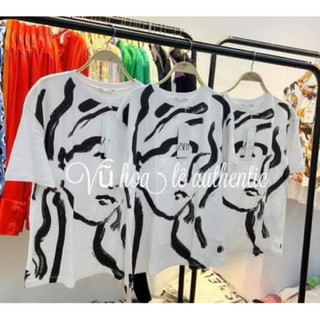 Áo thun hinh zara size s