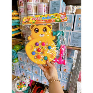Đồ chơi đập gấu 2 búa cho bé