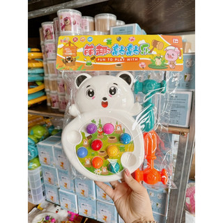 Đồ chơi đập gấu 2 búa cho bé