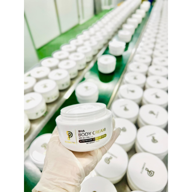 Kem body MyP dưỡng trắng BHA body không bết dính kem body Đỗ Hoài Phương TẶNG BAO TAY TTBC + Muỗng