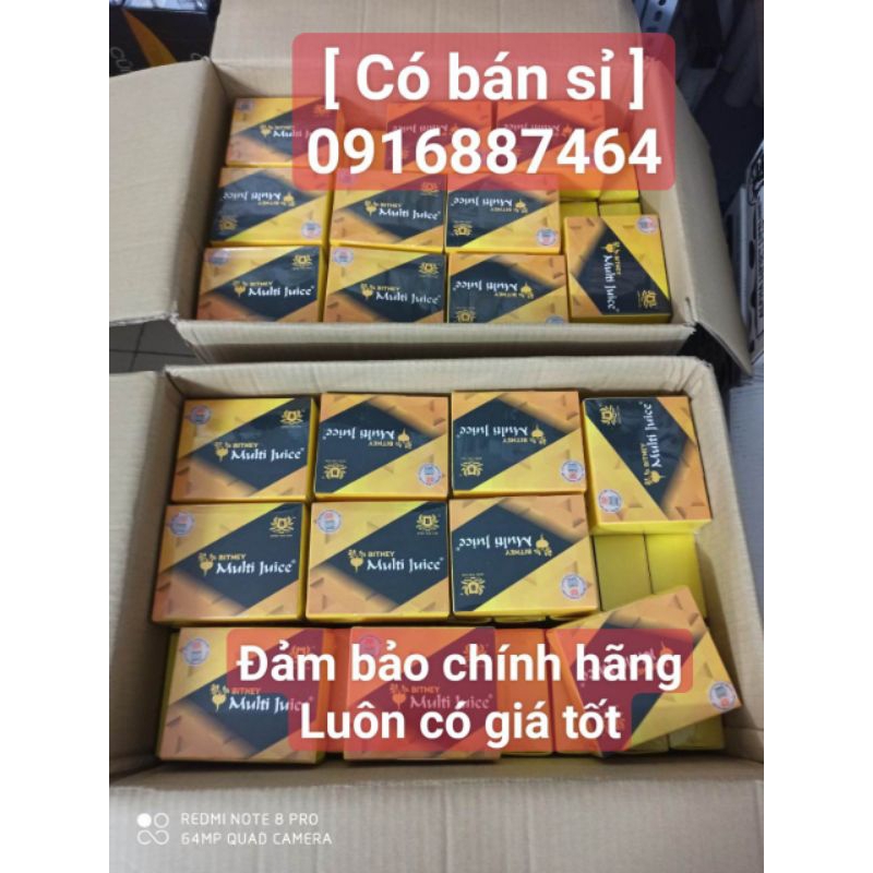 [ Vị củ ] Multi Juice Bitney Malaysia 1 hộp 10 gói.