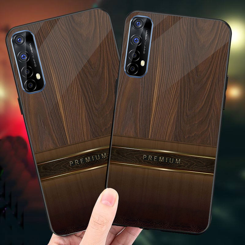 Ốp Lưng REALME C17, REALME 7,7i, 7 PRO Mặt Kính Cường Lực Cao Cấp Thiết Kế Riêng