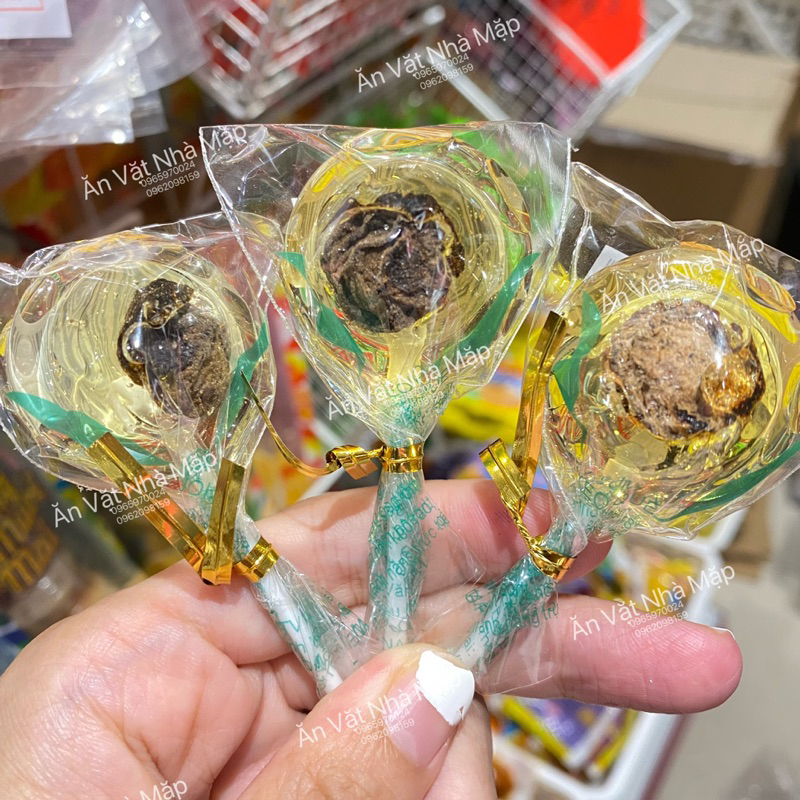 Kẹo Mút Mạch Nha Ômai Xí Muội Mật Ong Siêu Ngon