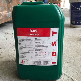 Chất tẩy gỉ b05, chất tẩy rỉ b05 | hóa chất biến đổi gỉ sắt thép b-05 ibst - can 5 lít