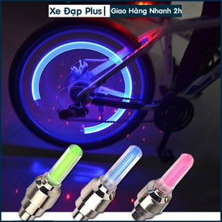 Đèn xe đạp gắn van xe đạp, xe máy ( bộ 2 cái ) D25