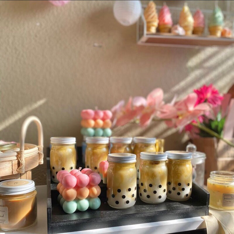 Nến thơm Trà Sữa Trân Châu - BOBA MILK TEA CANDLE