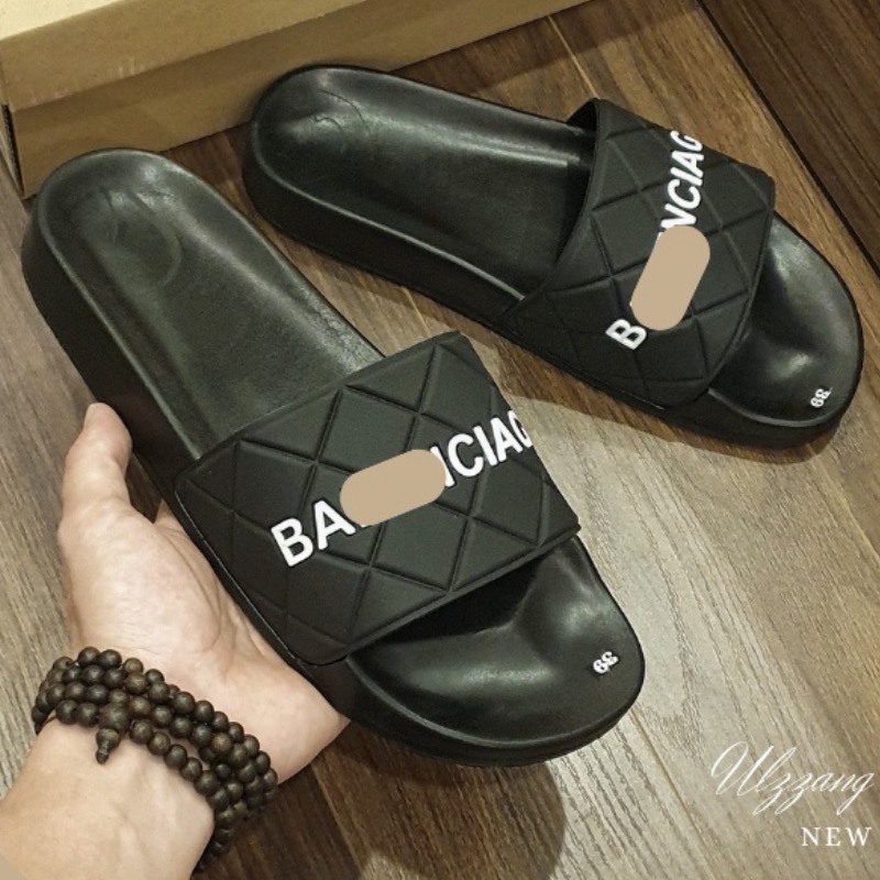 Dép nam quai ngang balencia ,size 37_43 ,nam nữ đều đi được, đế chống trơn trượt - tuandiep01.store