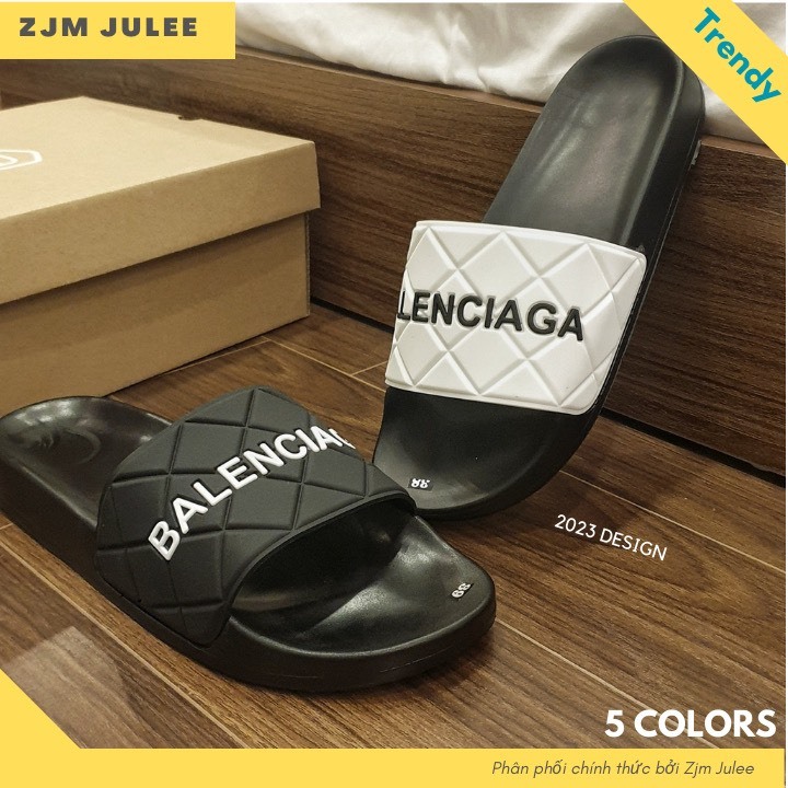 Dép nam quai ngang balencia ,size 37_43 ,nam nữ đều đi được, đế chống trơn trượt - tuandiep01.store