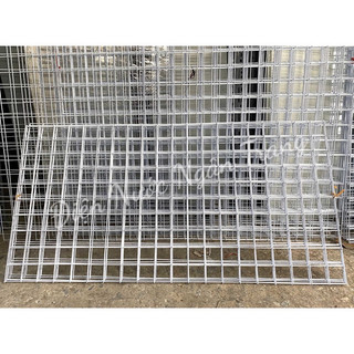 Tấm lưới sắt 50x100cm treo phụ kiện, tấm lưới ô vuông, lưới sắt sơn tĩnh điện