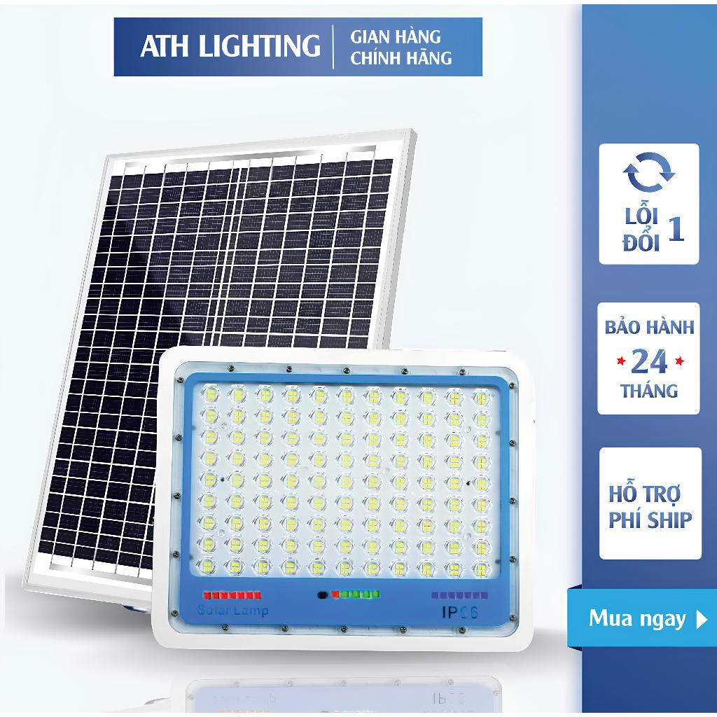 Đèn năng lượng mặt trời ATH LIGHTING loại led thế hệ mới chống lóa nâng cấp chip led thế hệ mới, chống nước tuyệt đối