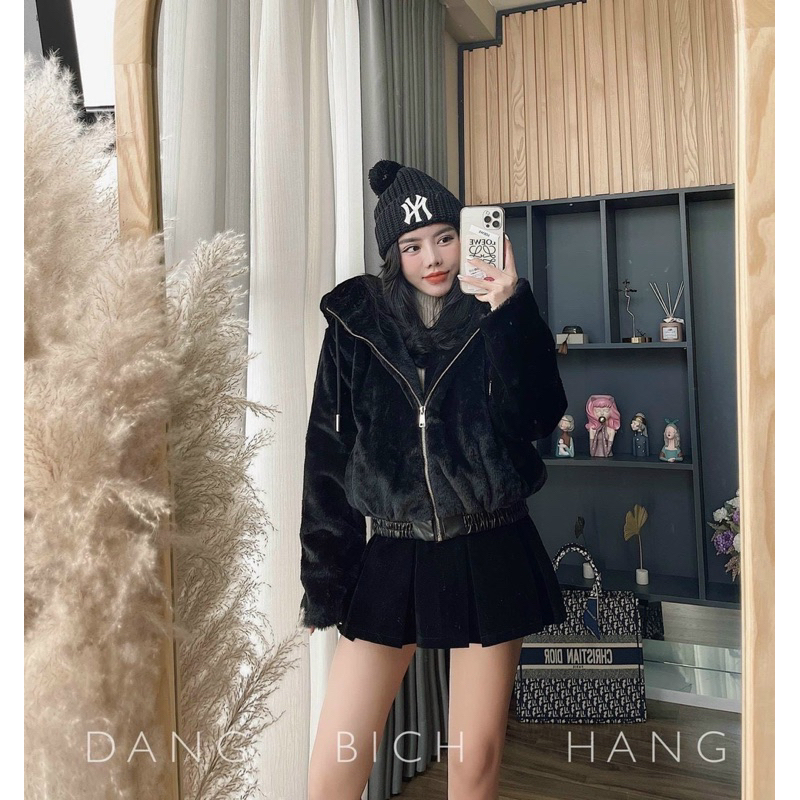 Chân váy nhung xoè hàng QCL1