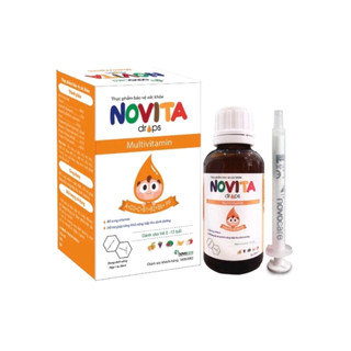 Vitamin tổng hợp cho bé Novocare - Novita vitamin nhỏ giọt giúp tăng đề kháng, giảm ốm vặt, ăn ngon 20ml + 30ml