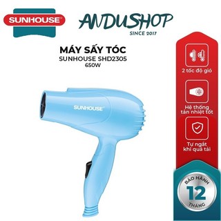 Máy sấy tóc sunhouse shd2305 xanh , bảo hành toàn quốc 12 tháng