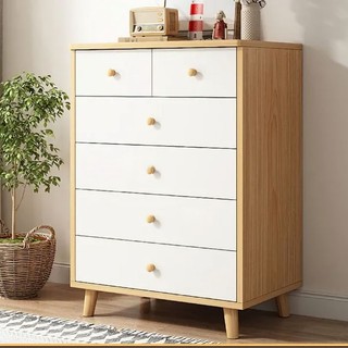 Tủ gỗ ngăn kéo đa năng qhome, tủ phòng khách, tủ phòng ngủ, tủ để mỹ phẩm, vitage kt 80x35x110 cm