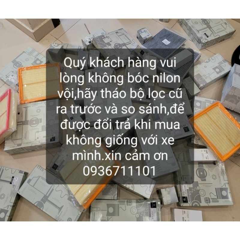 Lọc gió điều hoà Mercedes than hoạt tính C200 E250 E300 E350 GLK200 GLK250 GLK300 W204 A2128300318