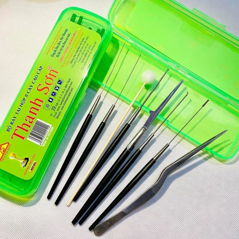 BỘ LẤY RÁY TAI THANH SƠN CHUYÊN NGHIỆP CHUYÊN DÙNG CHO SALON TÓC