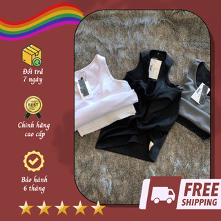 Áo Ba Lỗ Lót Nịt Ngực Cài Hông Tomboy Sb Dáng Dài Thun Trơn Cotton Nam Thể Thao Gym Bigsize Form Suông  Nguyễn Nguyên