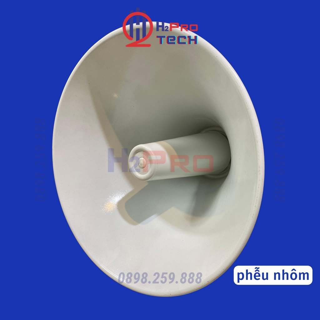 Loa Phóng Thanh 90W Peak Vành Nhôm 46Cm Vang Xa 2Km, Chống Nước , Loa Nén Cao Cấp Công Suất Lớn-H2Pro Tech