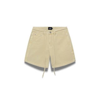 Quần Carpenter Wide Leg Denim Shorts - Beige