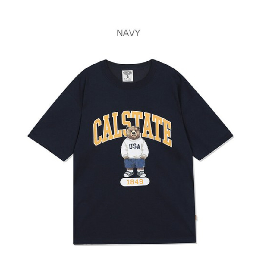 Áo thun gấu USA Calstate 1849 sale 65%