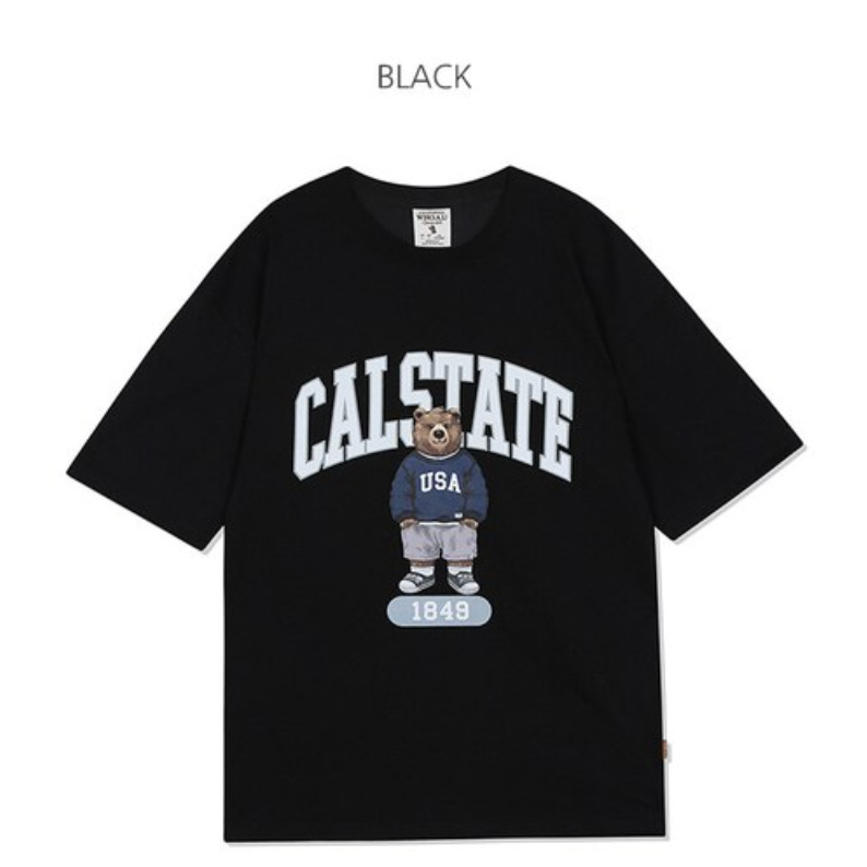 Áo thun gấu USA Calstate 1849 sale 65%