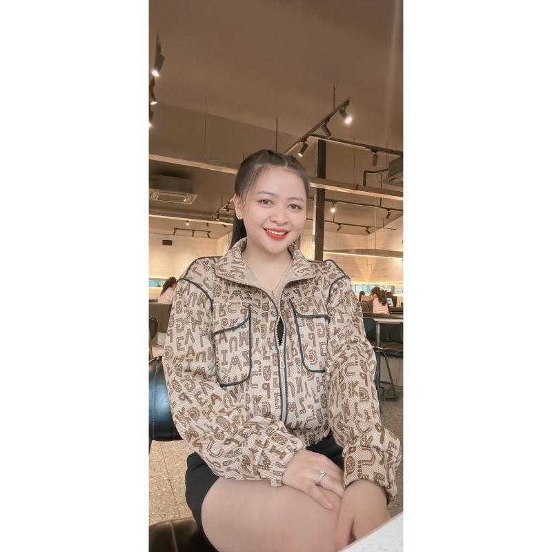 ÁO KHOÁC NỮ KAKI QC HOẠ TIẾT SIZE 40-58KG