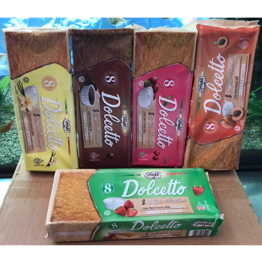 Bánh Bông Lan nhập khẩu Ý Freddi Dolcetto nhiều vị