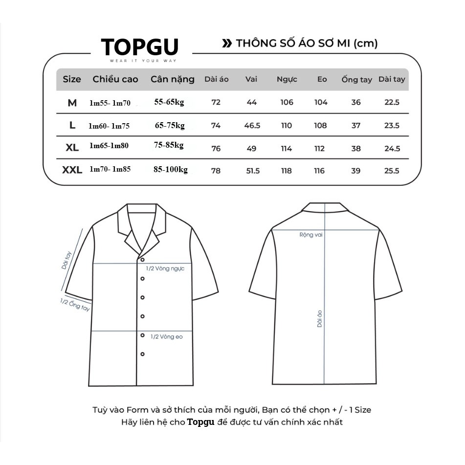 Áo sơ mi TOPGU họa tiết Rose, Cubanshirt vải lụa thoáng mát.