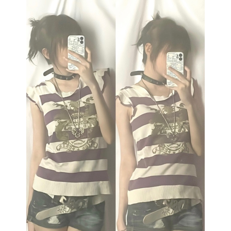 Set y2k punk phối belt răm mận sexy so ciu