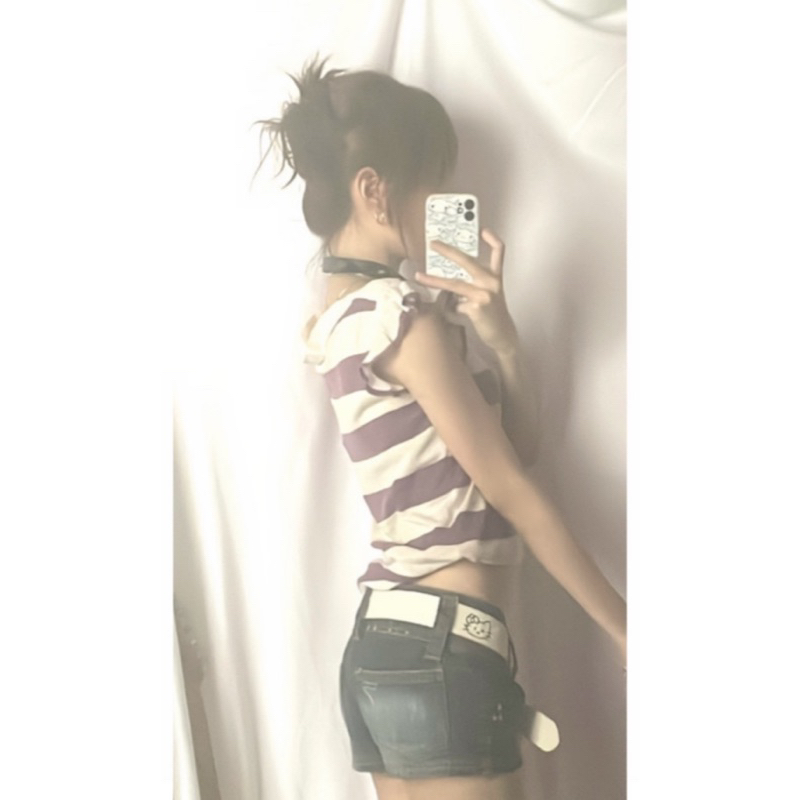 Set y2k punk phối belt răm mận sexy so ciu