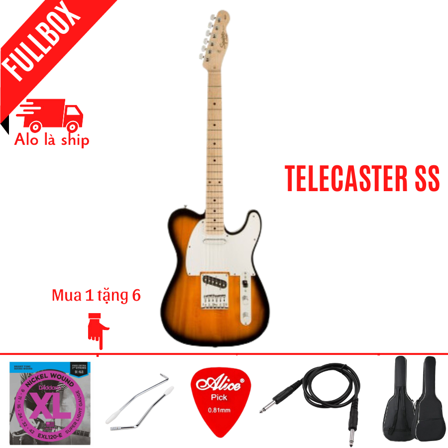 Đàn Guitar Điện Fender Squier Sonic Series Telecaster SS