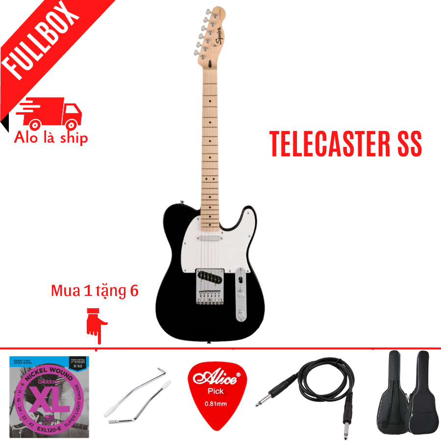 Đàn Guitar Điện Fender Squier Sonic Series Telecaster SS