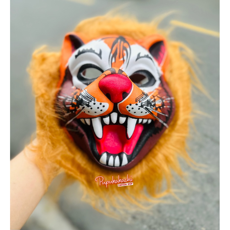 Mặt Nạ Lông Thú Phụ Kiện Hoá Trang Halloween