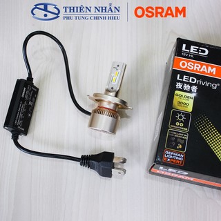 Bóng đèn LED OSRAM H4 xe SH, Dylan, Attila, Mô tô, Ô tô tăng sáng phá sương vàng (36204YE)