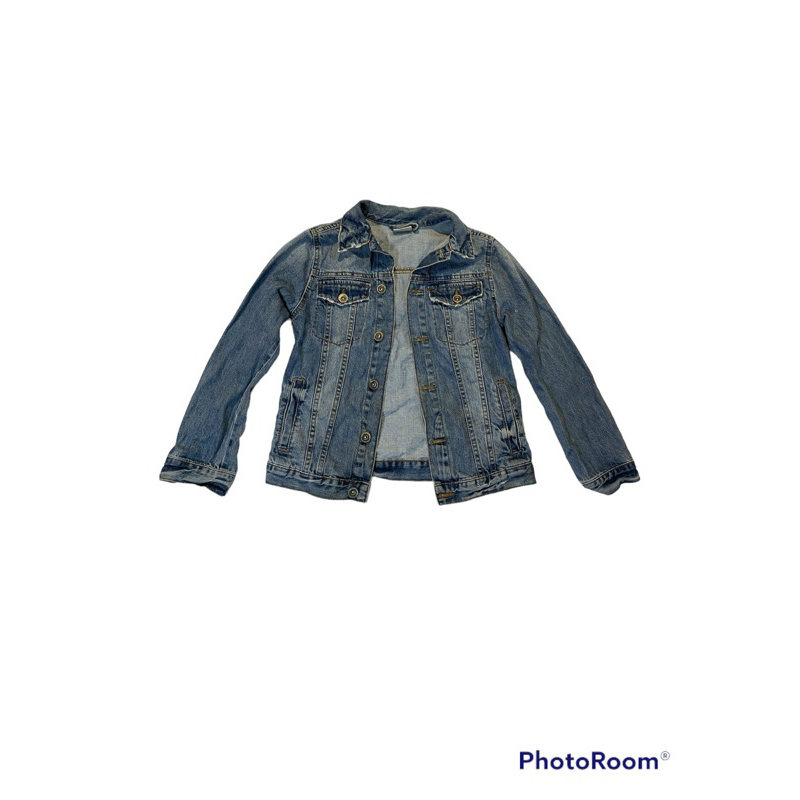 Áo khoác jeans zara dáng crop vintage ngầu lòi