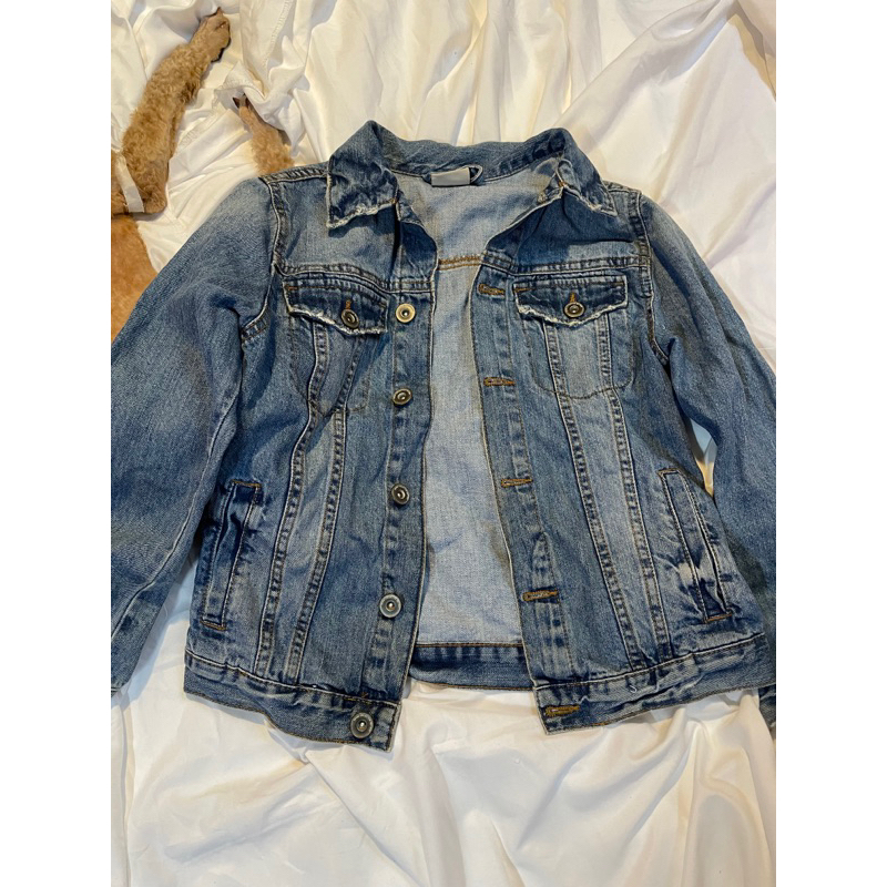 Áo khoác jeans zara dáng crop vintage ngầu lòi