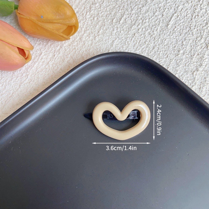 Kẹp Tóc Mái 2 Hình Ngôi Sao Và Trái Tim Cute Xinh Xắn Phong Cách Hàn Quốc Dành Cho Nữ