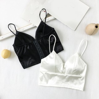 (CÓ SẴN) Áo dây bra lụa bóng hàng đẹp loại 1 (MÃ D15 Tiểu Nhi Shop)