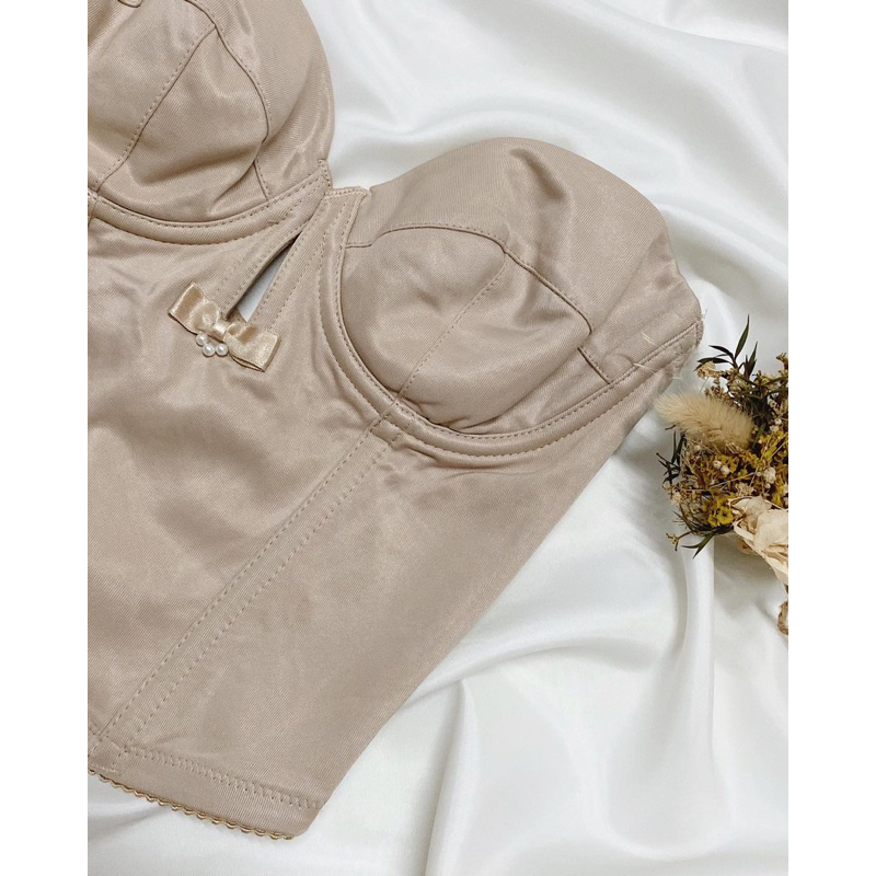 Áo corset croptop da khoét V 2hand