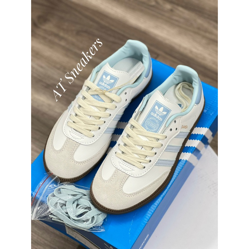 Giày _Adiadas Samba OG Black White Vegan Classic , Giày _Adidas Samba Da Lộn Đế Nâu Chuẩn S.Cấp Nam Nữ Full Box.