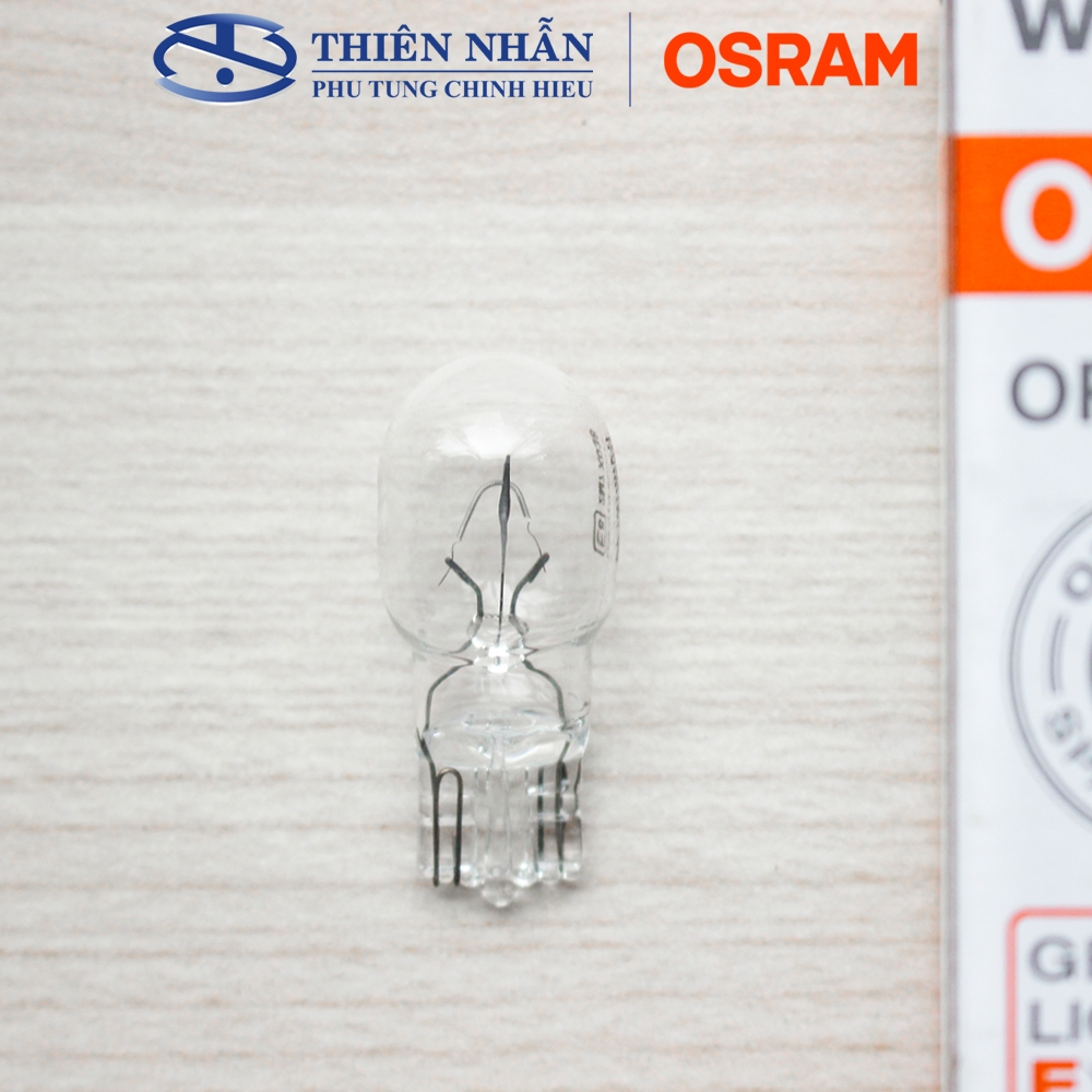 Bóng đèn xi nhan trắng OSRAM T13 xe Wave, Sirius, Viva,.. (92910)