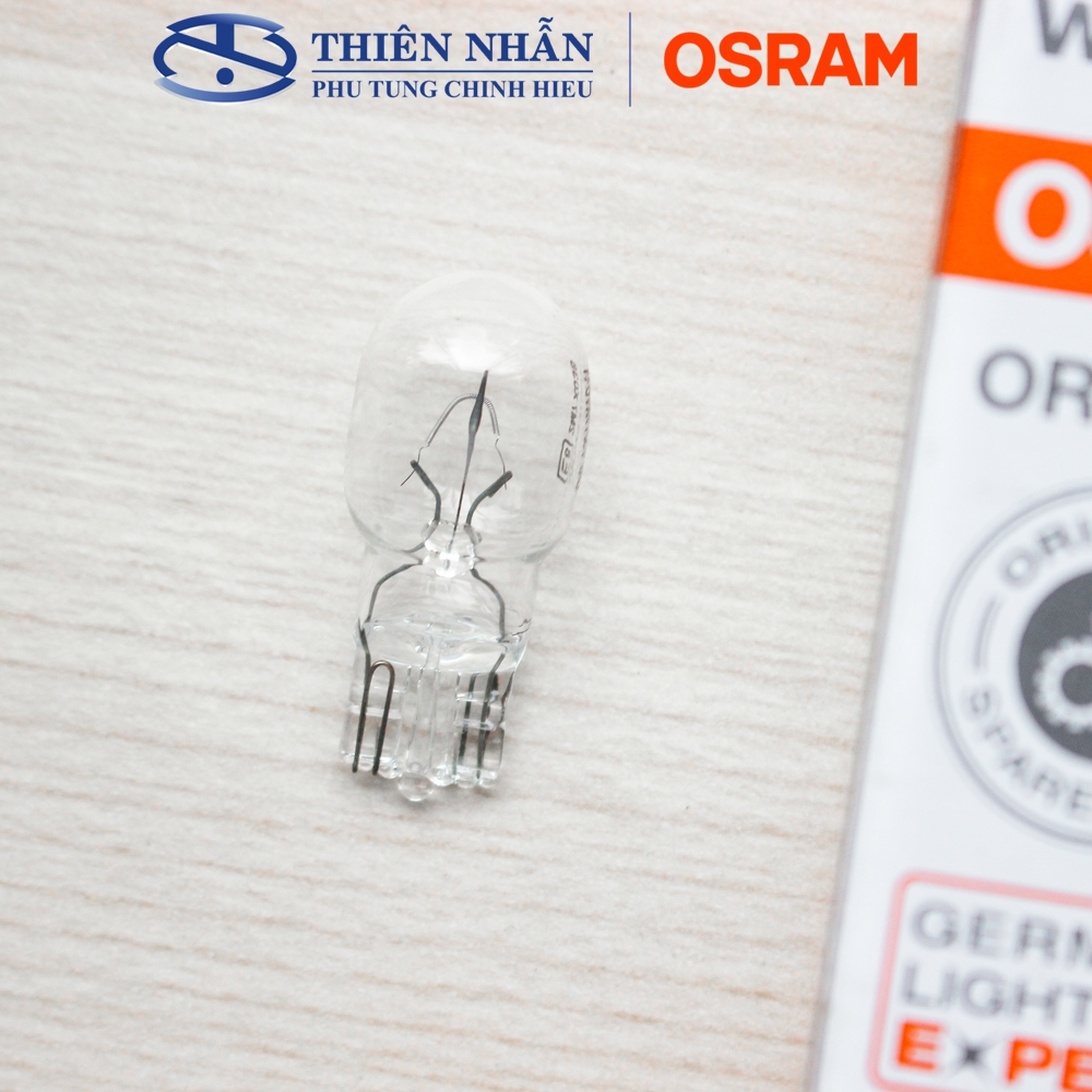 Bóng đèn xi nhan trắng OSRAM T13 xe Wave, Sirius, Viva,..
