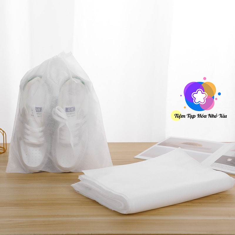 Túi Đựng Giày Vải Voan Bảo Quản Giày Dép Chống Bụi Bẩn Size Lớn Phù Hợp Mọi Loại Giày Giá Sỉ Hàng Có Sẵn