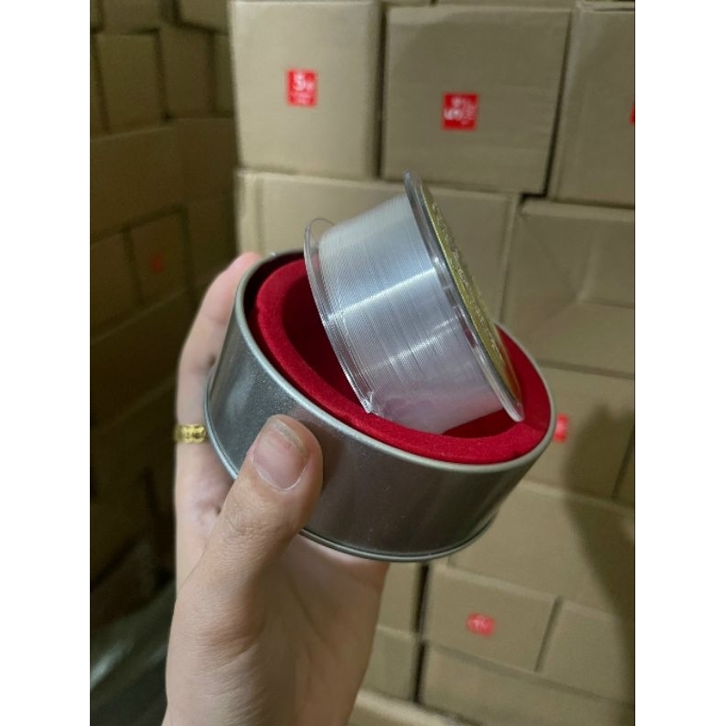 Cước Linh hộp sắt hàng loại 1,chuyên dùng làm dây linh,thẻo câu đài, câu lục săn hàng