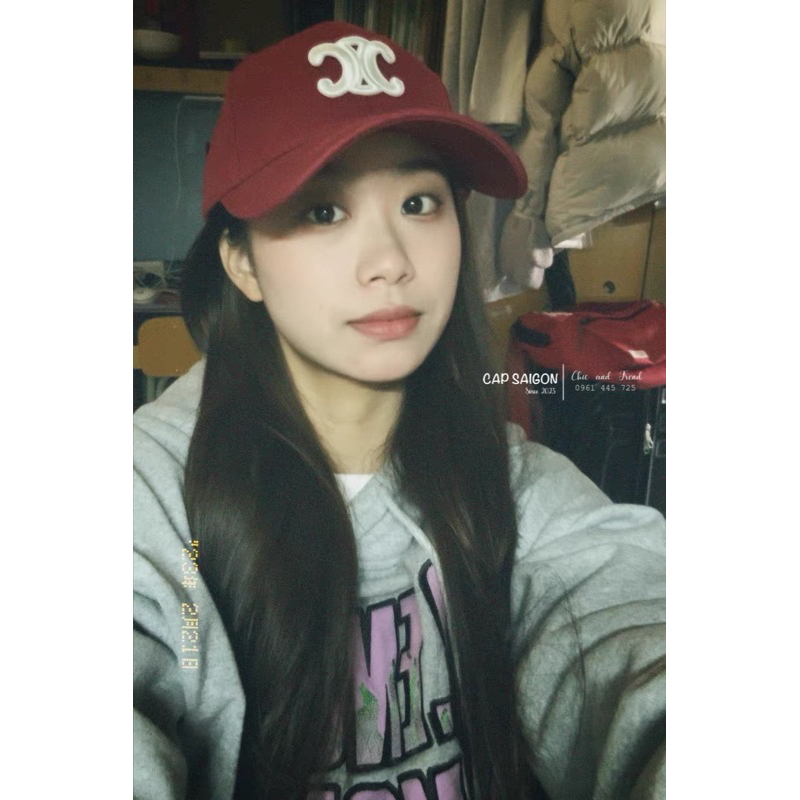 Mũ lưỡi trai CAPSAIGON thêu logo cline phom cứng chất kaki thoáng mát phong cách Hàn Quốc