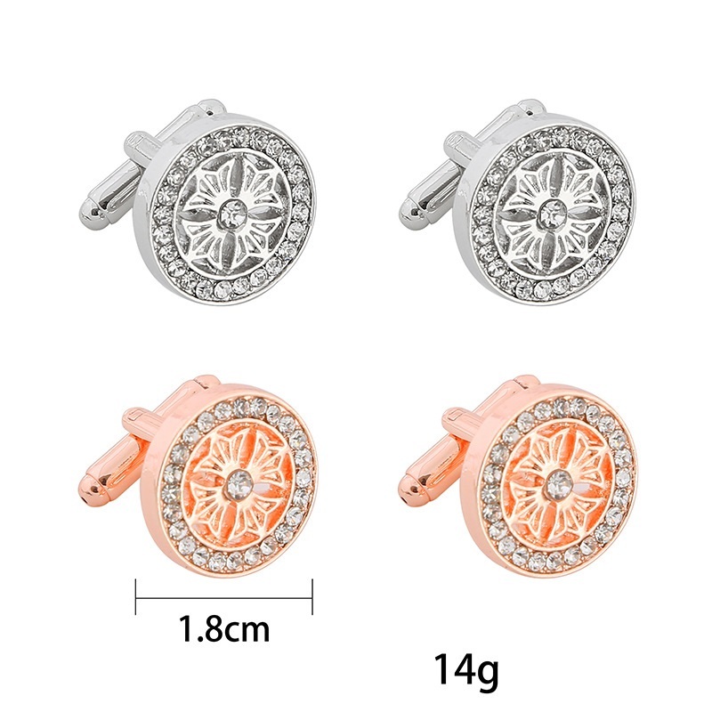 Cufflink Măng-set Nam thời trang lịch lãm, khuy cài tay áo sơ mi Nam phong cách chỉn chu, lịch sự